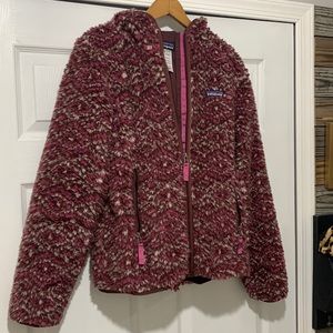 Patagonia Medium warm retro-x high pile fleece zip up jacket